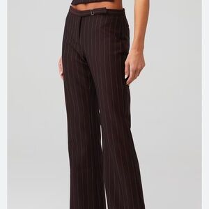 bec + bridge Brown Pinstripe Trousers